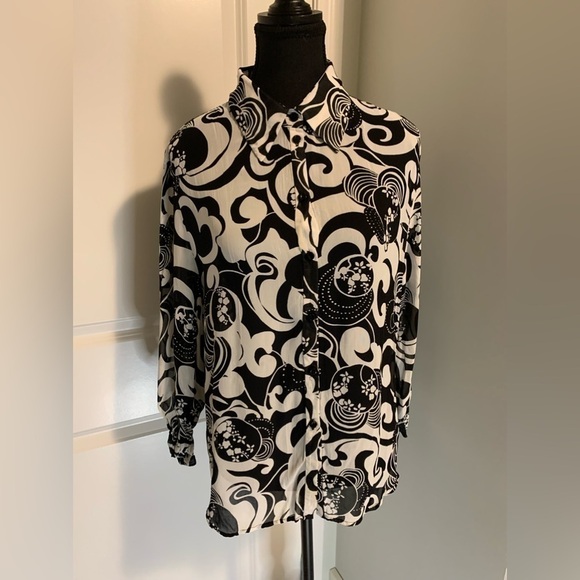 Bianca Nygard ladies shirt in size 12 - Picture 4 of 13